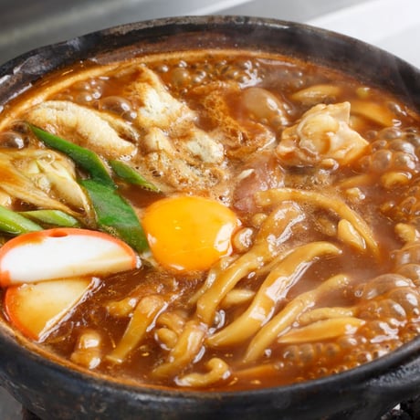 味噌煮込みうどん専用信楽焼土鍋　蓋付き
