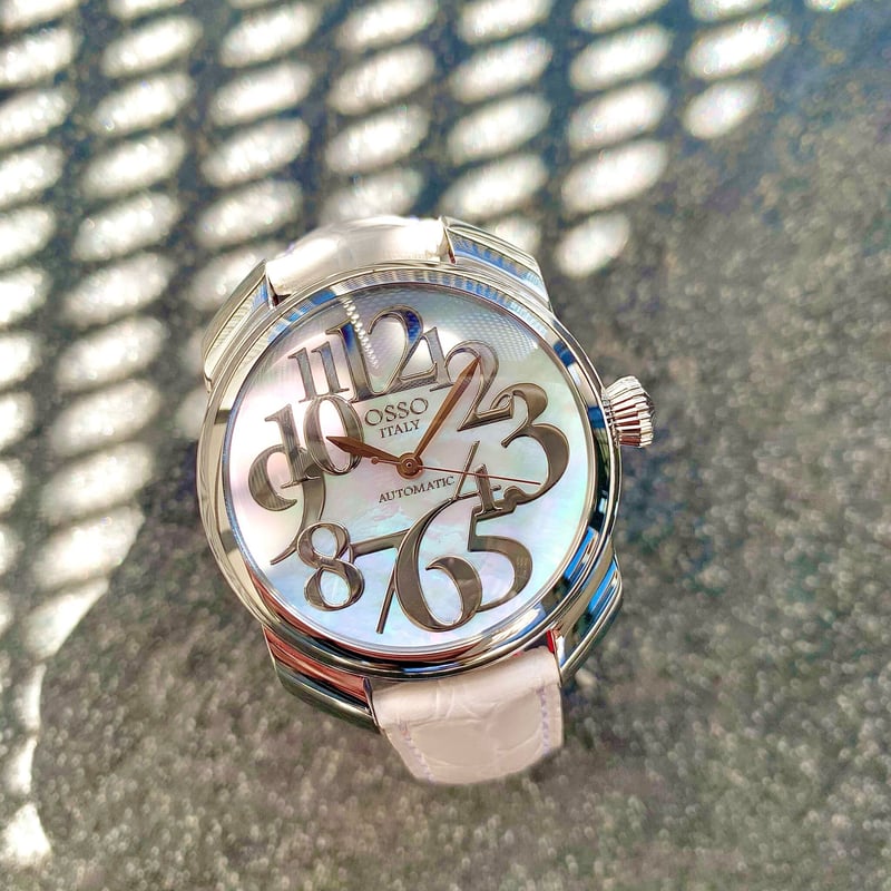 Angela WSS01（OUTLET）(ホワイトレザーベルト) | OSSO ITALY