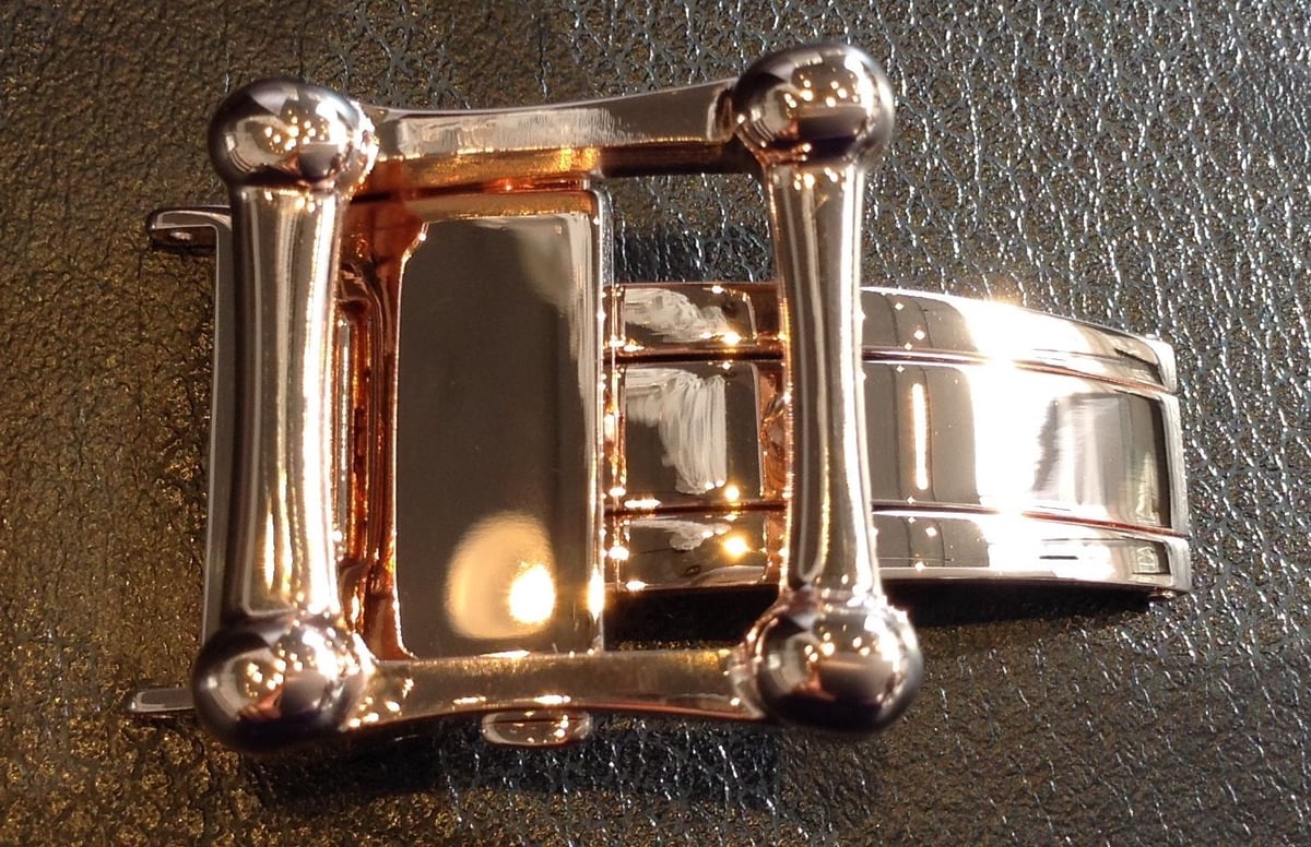 メンズDバックル】ピンクゴールド | OSSO ITALY