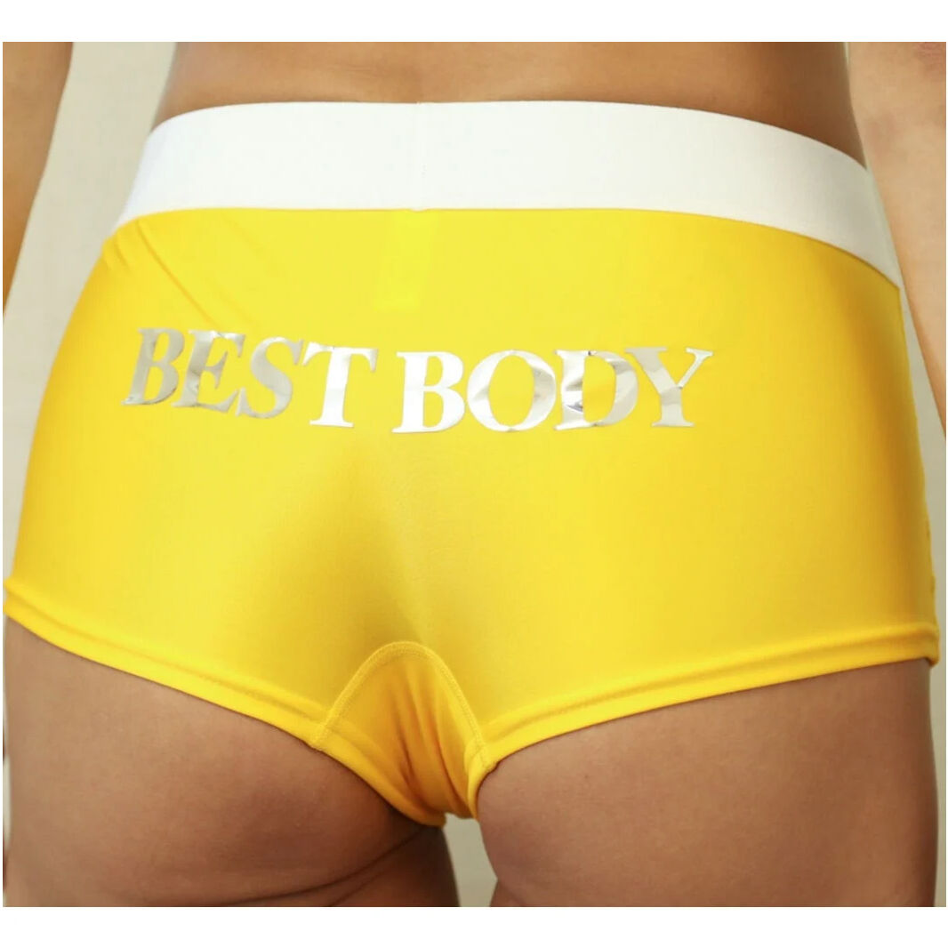 BEST BODY JAPAN 公式競技用ビキニ ＆ ボクサーパンツイエロー M BEST BODY JAPAN 公式競技用ビキニ ＆ ボクサーパンツイエロー M