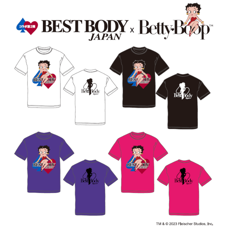 BESTBODYJAPAN×Betty Boop™ コラボTシャツ(ロゴ) | BEST B BESTBODYJAPAN×Betty Boop™ コラボTシャツ(ロゴ) | BEST B