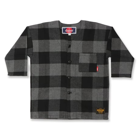 BUFFALO  CHECK  ‟DABO"  SHIRT  バッファローチェック  ダボシャツ  BLACK