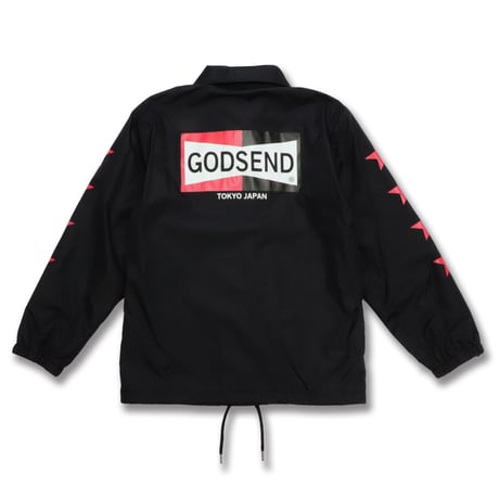 FOUR  STAR  COACH  JACKET  フォースター  コーチジャケット  BLACK