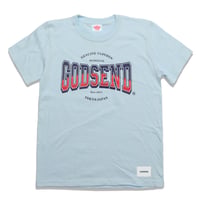 TWO  TONE  LOGO  TEE    LIGHT  BLUE   ツートーン  ロゴ  TEE  ライトブルー
