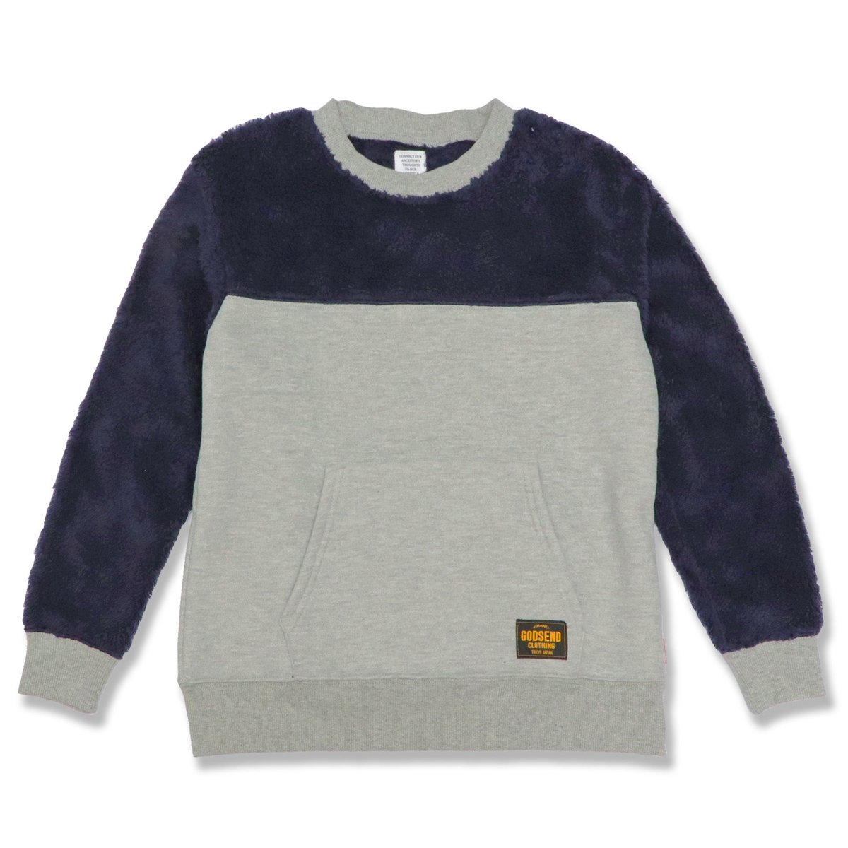BOA FLEECE PULL OVER ボアフリース プルオーバー NAVY |