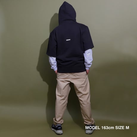 CHILL OUT  HOODIE  CUT  OFF  BLACK