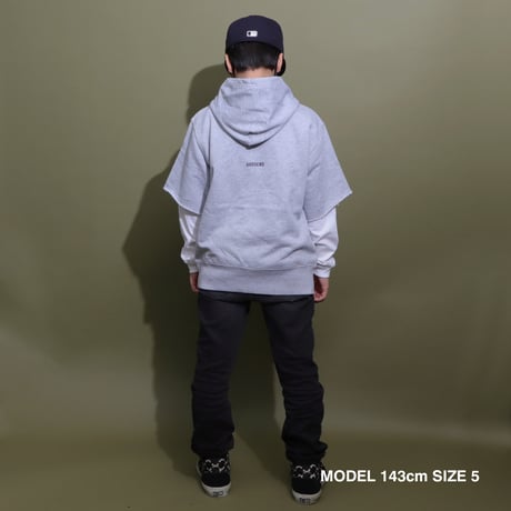 CHILL OUT  HOODIE  CUT  OFF  GRAY