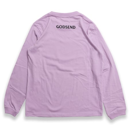 AWESOME  DAYS  L/S   TEE  PURPLE