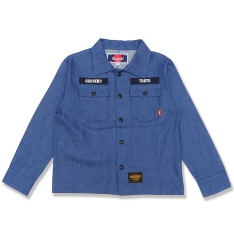 DENIM  WORK  SHIRTS  デニムワークシャツ