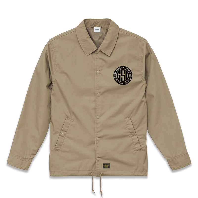 LIBERE COLLAGE COACH JACKET シュント着用 T/C COACH JACKET BEIGE T/Cコーチジャケット ベージュ | G