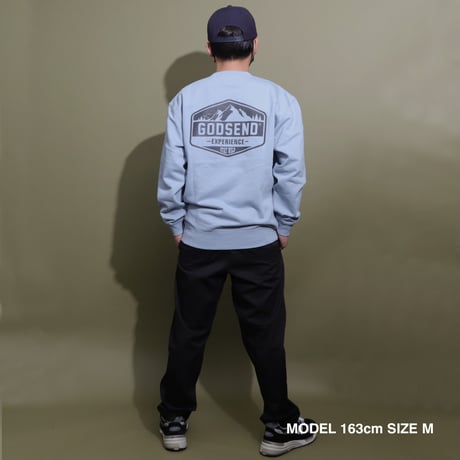 EXPERIENCE  C/N  SWEAT  SHIRT  ACID BLUE