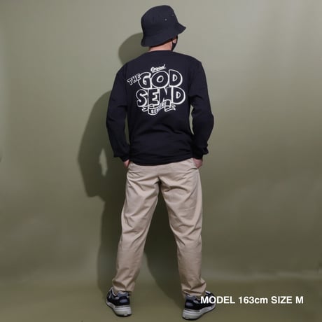 ORIGINAL  LOGO  L/S   TEE  BLACK