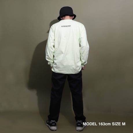 AWESOME  DAYS  L/S   TEE  YELLOW