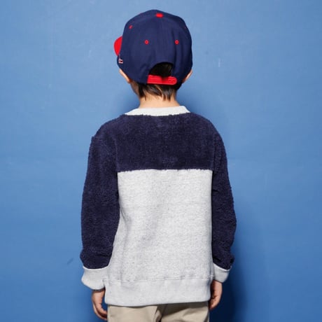 BOA  FLEECE  PULL  OVER  ボアフリース  プルオーバー  KHAKI