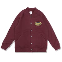 SNAP  BUTTON  SWEAT  BLOUSON  スナップボタン  スウェットブルゾン  BURGUNDY