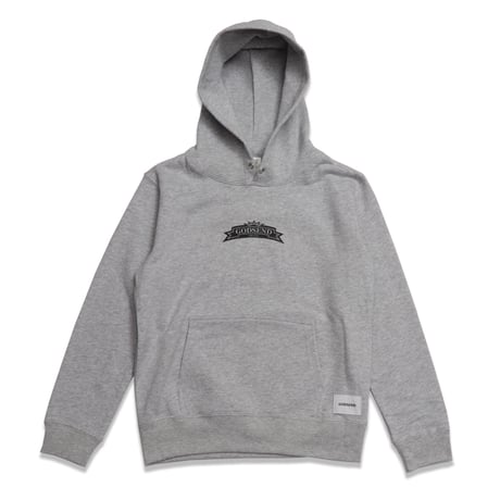 HERALDIC  HOODIE  GREY  ヘラルディック  パーカー  グレー