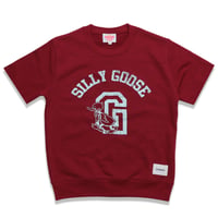 SILLY  GOOSE  CUTOFF  SWEAT  SHIRT  BURGUNDY  シリーグース  カットオフスウェットシャツ  バーガンディ