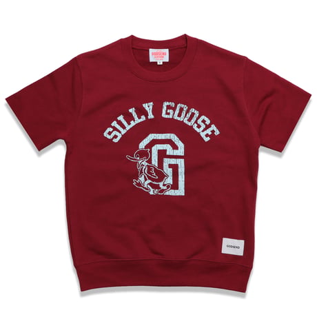 SILLY  GOOSE  CUTOFF  SWEAT  SHIRT  BURGUNDY  シリーグース  カットオフスウェットシャツ  バーガンディ