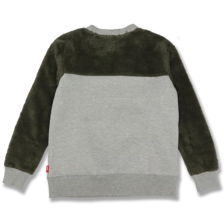 BOA  FLEECE  PULL  OVER  ボアフリース  プルオーバー  KHAKI