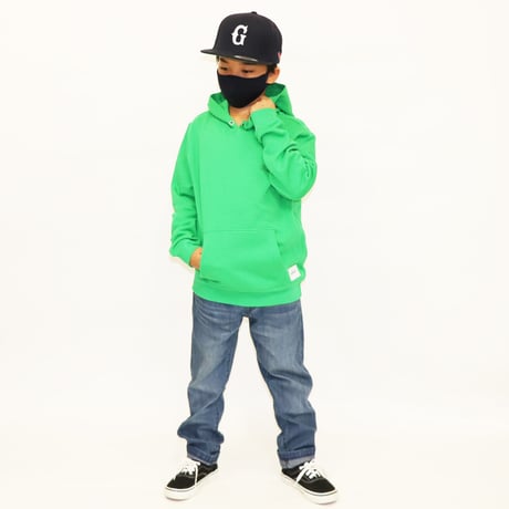 CROSS  LOGO  HOODIE  L/GREEN  クロスロゴ  パーカー  ライトグリーン