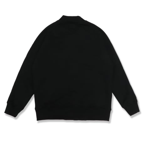 SNAP  BUTTON  SWEAT  BLOUSON  スナップボタン  スウェットブルゾン  BLACK