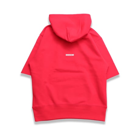 CHILL OUT  HOODIE  CUT  OFF  RED
