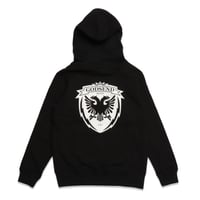 HERALDIC  HOODIE  BLACK  ヘラルディック  パーカー  ブラック