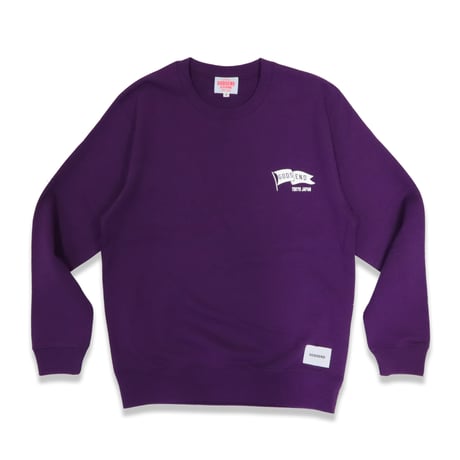 FLAG  C/N  SWEAT  SHIRT  PURPLE  フラッグ  スウェットシャツ  パープル