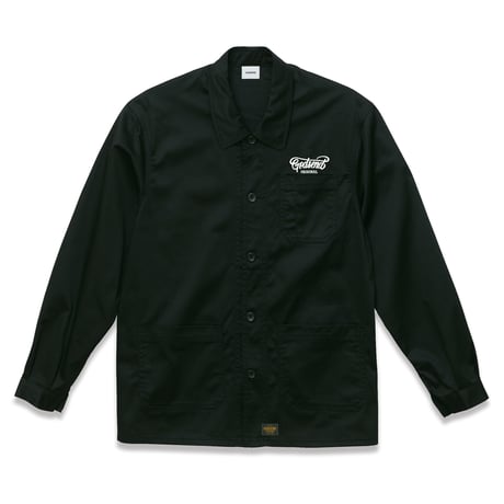 T/C    COVERALL  JACKET BLACK  T/Cカバーオール  ジャケット  ブラック