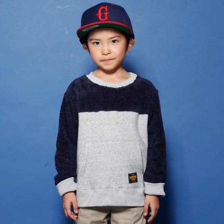 BOA  FLEECE  PULL  OVER  ボアフリース  プルオーバー  KHAKI