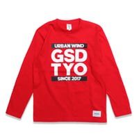 URBAN  WIND  L/S TEE　アーバンウインド  ロンTEE  レッド
