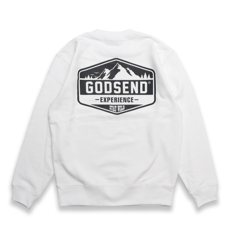 EXPERIENCE C/N SWEAT SHIRT WHITE | GODSEND