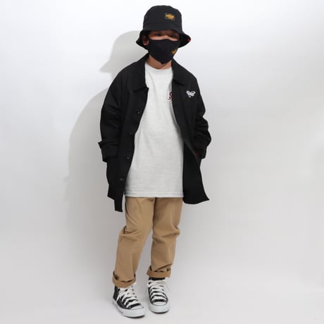 T/C    COVERALL  JACKET BLACK  T/Cカバーオール  ジャケット  ブラック