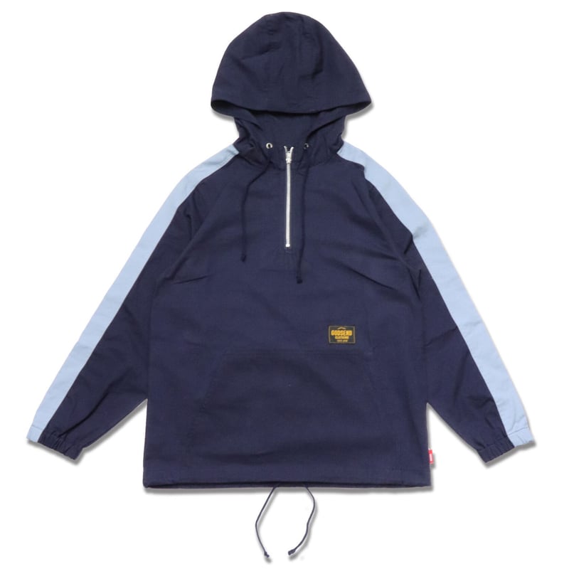 COTTON TWILL ANORAK コットンツイルアノラック NAVY | GOD