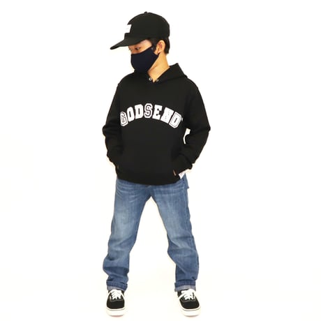 ARC COLLEGE  LOGO  HOODIE  BLACK  アーチカレッジロゴ  パーカー  ブラック
