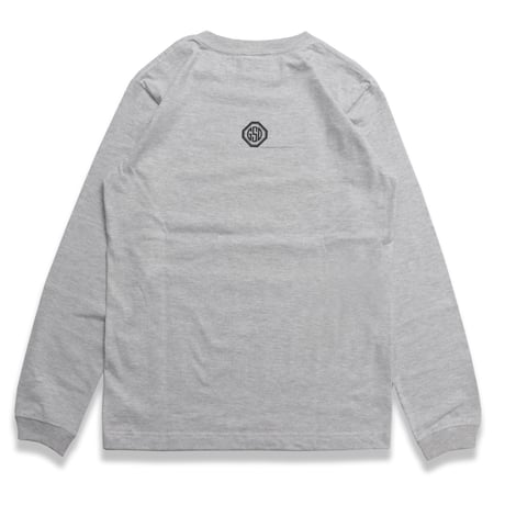 REJOICE  L/S   TEE  ASH GRAY