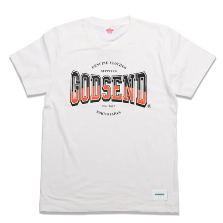 TWO  TONE  LOGO  TEE  WHITE   ツートーン  ロゴ  TEE  ホワイト