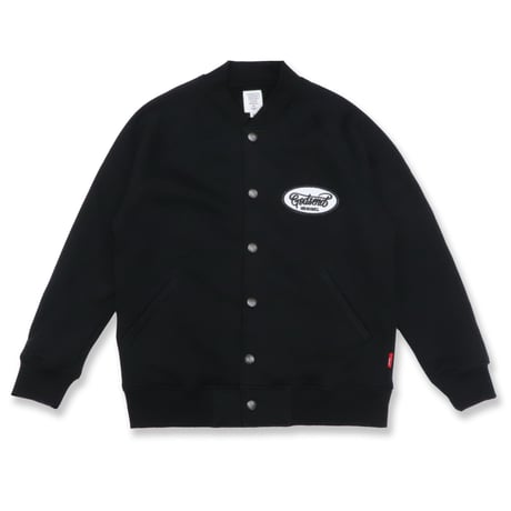 SNAP  BUTTON  SWEAT  BLOUSON  スナップボタン  スウェットブルゾン  BLACK