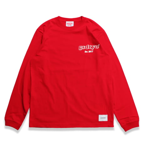 ORIGINAL  LOGO  L/S   TEE  RED