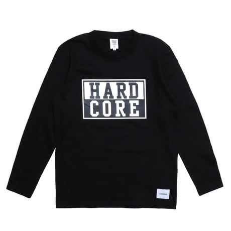 HARD  CORE  L/S TEE　ハードコア  ロンTEE  ブラック