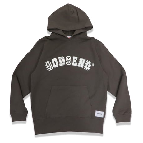 ARC COLLEGE  LOGO  HOODIE  CH/GREY  アーチカレッジロゴ  パーカー  チャコールグレー