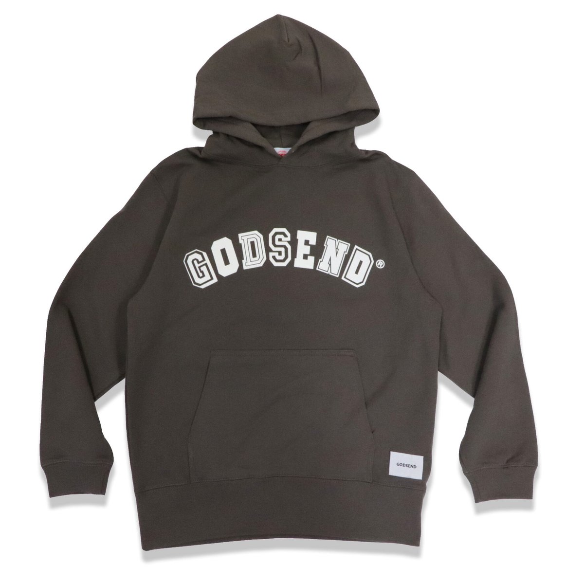 ARC COLLEGE LOGO HOODIE CH/GREY アーチカレッジロゴ