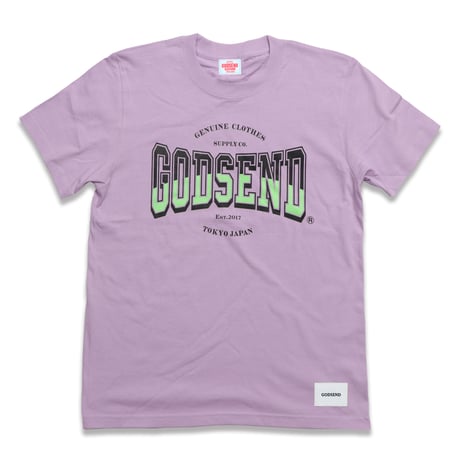 TWO  TONE  LOGO  TEE  LIGHT  PURPLE   ツートーン  ロゴ  TEE  ライトパープル