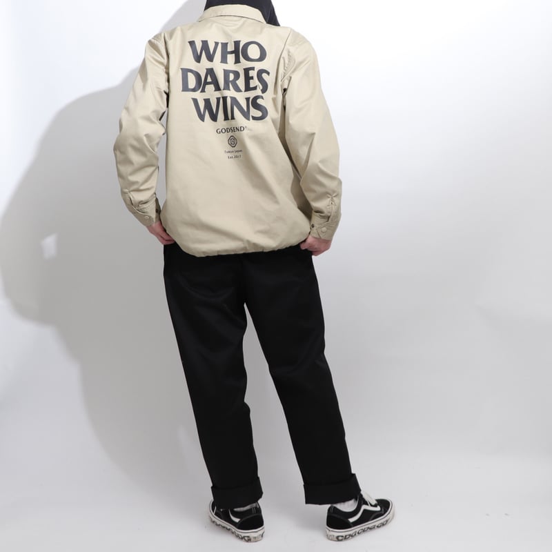 T/C COACH JACKET BEIGE T/Cコーチジャケット ベージュ | G T/C COACH JACKET BEIGE T/Cコーチジャケット ベージュ | G