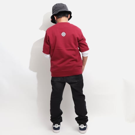 SILLY  GOOSE  CUTOFF  SWEAT  SHIRT  BURGUNDY  シリーグース  カットオフスウェットシャツ  バーガンディ