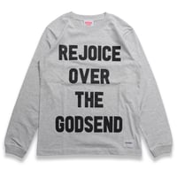 REJOICE  L/S   TEE  ASH GRAY