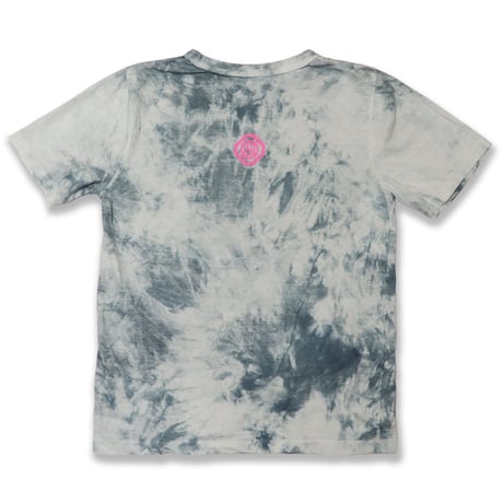 TIE  DYE  PRINT  TEE02  L/BL  NEON  PRINT  PINK