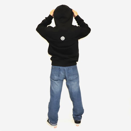 ARC COLLEGE  LOGO  HOODIE  BLACK  アーチカレッジロゴ  パーカー  ブラック