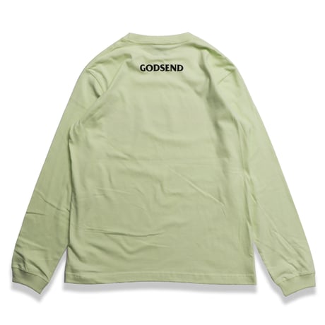 AWESOME  DAYS  L/S   TEE  YELLOW