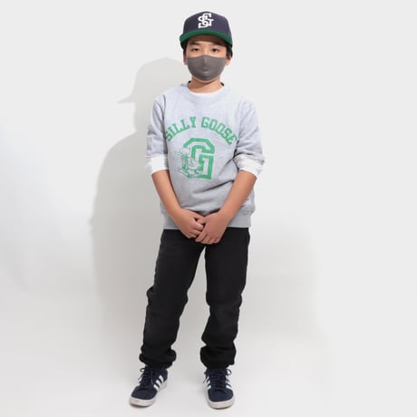 SILLY  GOOSE  CUTOFF  SWEAT  SHIRT  GREY  シリーグース  カットオフスウェットシャツ  グレー